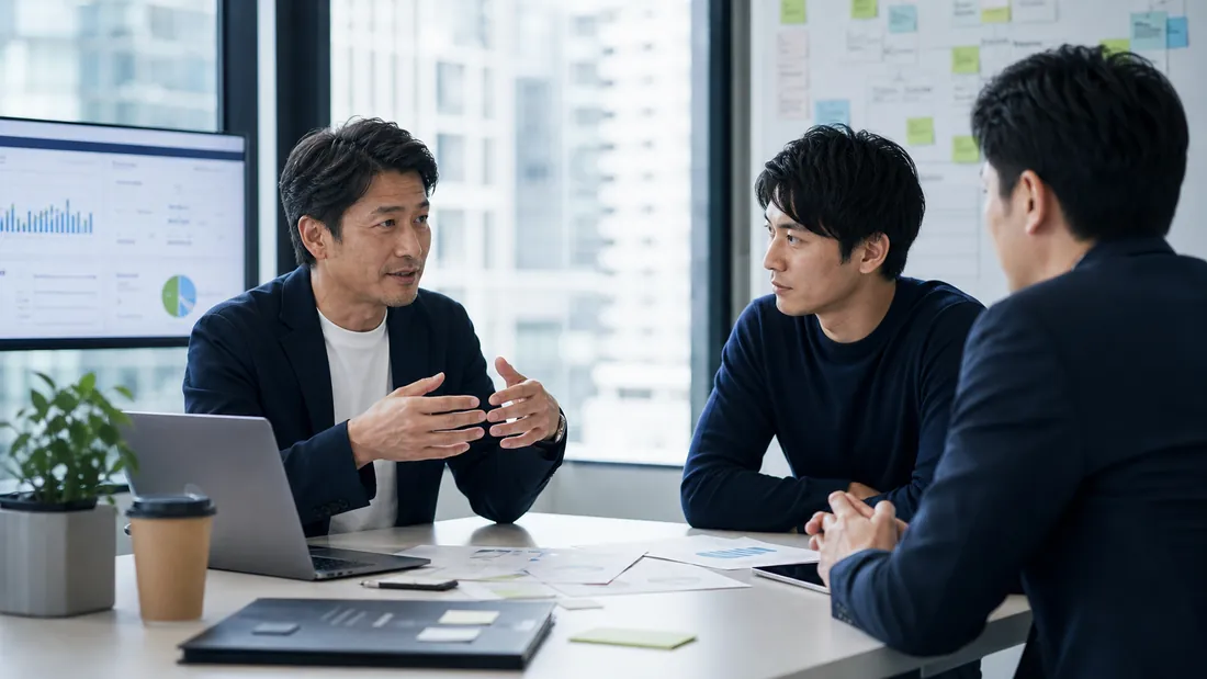 IT・SaaS事業の一部譲渡について契約と保守体制を確認する相談風景